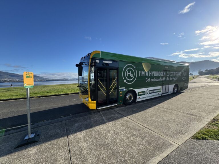 A hydrogen electric bus
