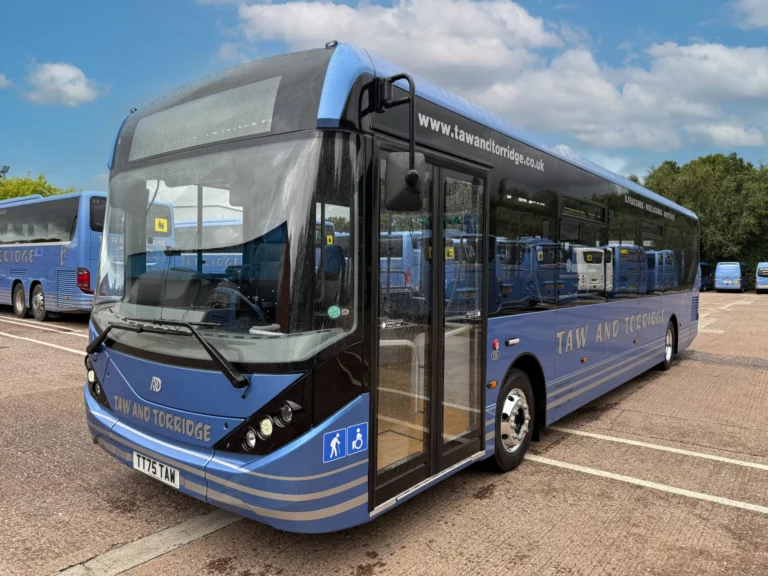 An Enviro200 bus decked in Taw & Torridge livery