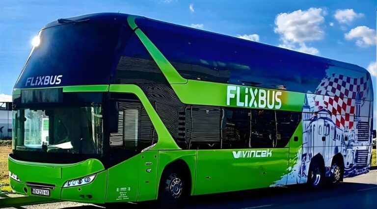 A FlixBus vehicle in 2016